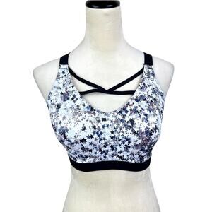 Victoria’s Secret Sport 36D Star Print Adjustable Racerback Strap Sports Bra